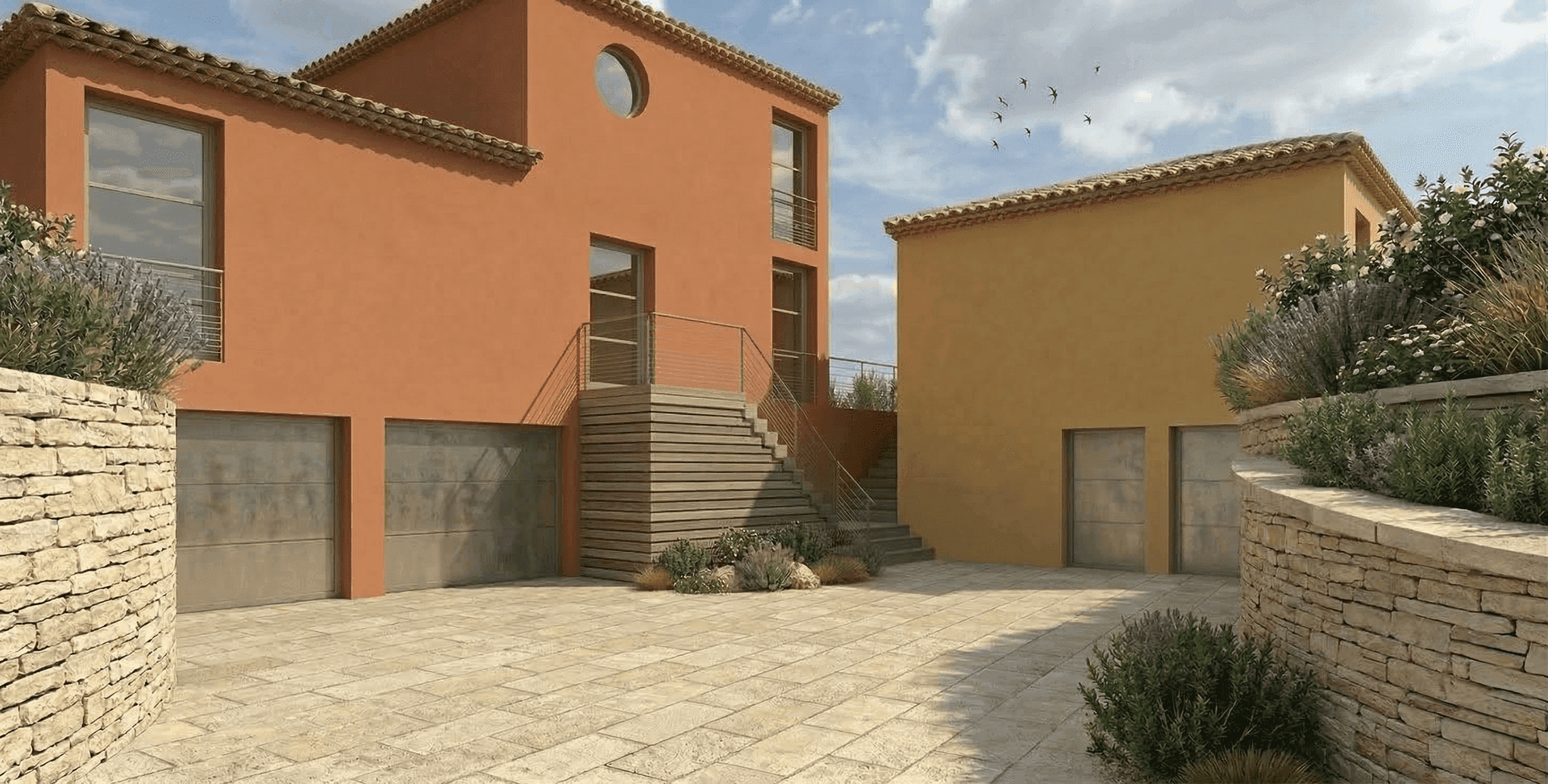 Logements collectifs LES HAUTS DE VACQUEROLLES à NÎMES (30) — projet d'architecte Reservoir Architecture, image 2