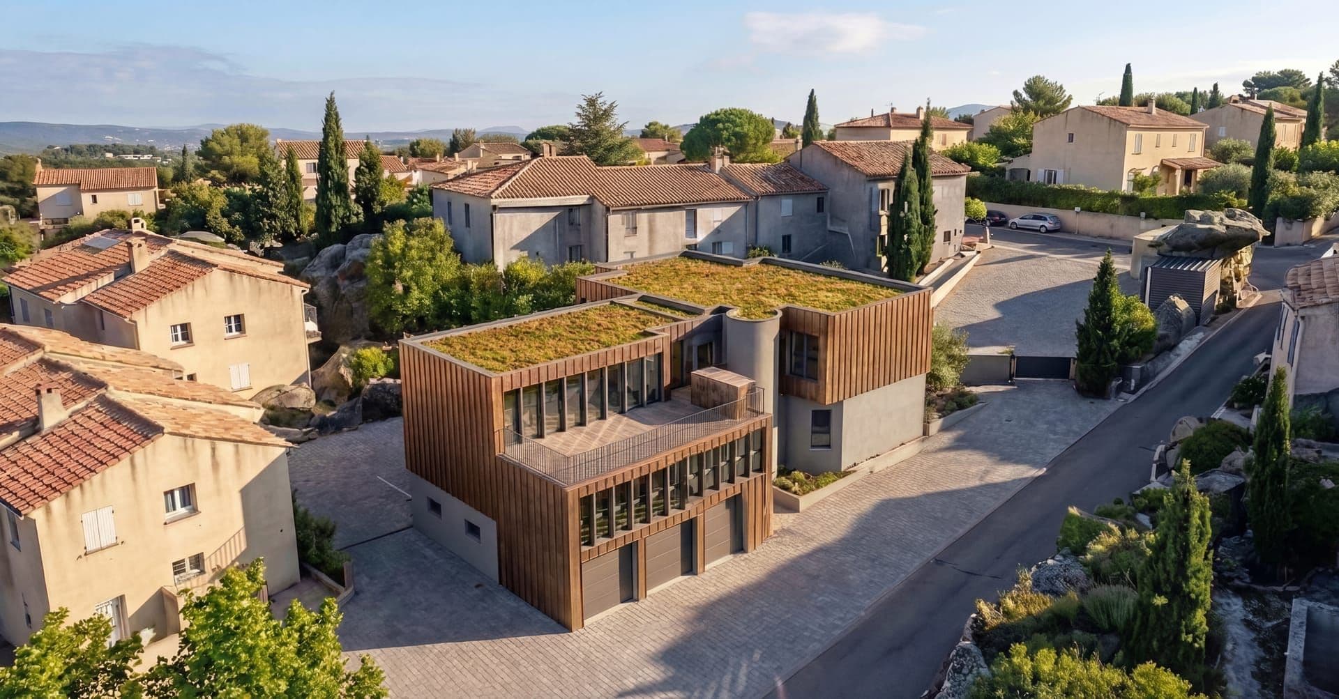 Équipement public GENDARMERIE à BOUC BEL AIR (13) — projet d'architecte Reservoir Architecture, image 3