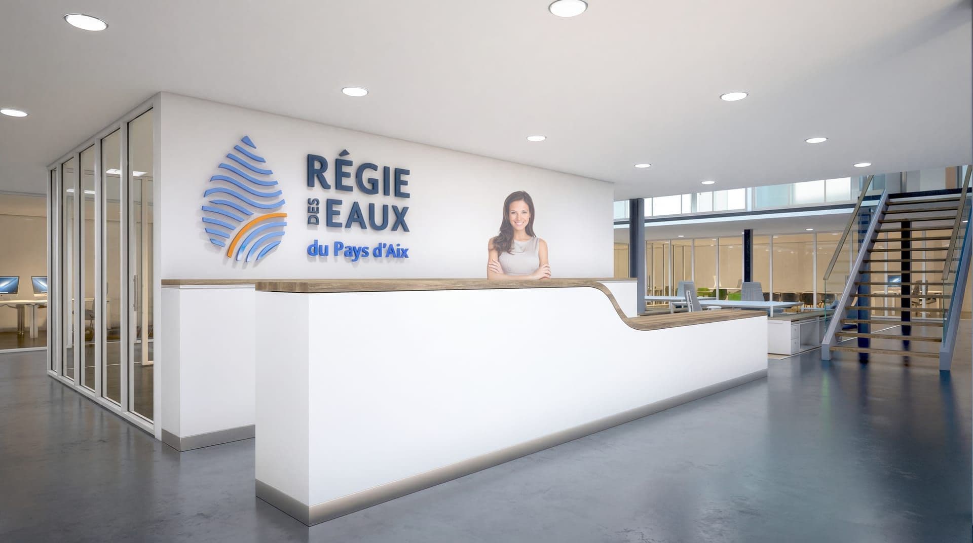 Équipement public REGIE DES EAUX à AIX EN PROVENCE (13) — projet d'architecte Reservoir Architecture, image 4