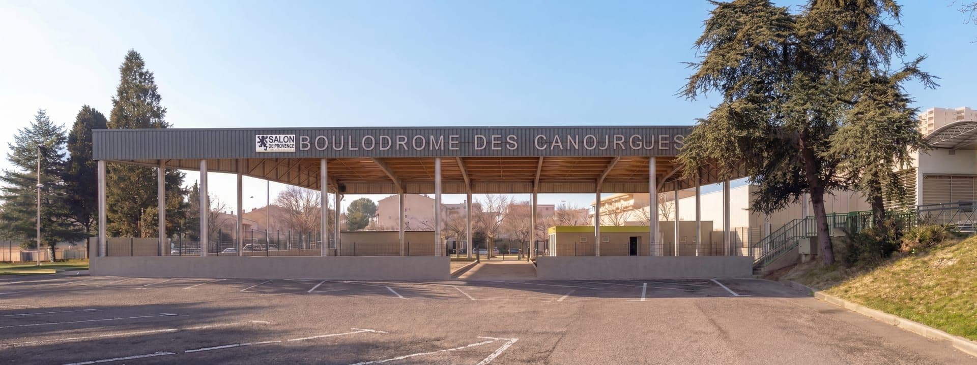 Équipement public BOULODROME à SALON DE PROVENCE (13) — projet d'architecte Reservoir Architecture, image 1