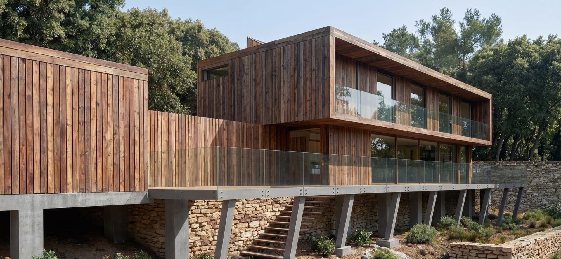 Villa contemporaine VILLA D à NÎMES (30) — projet d'architecte Reservoir Architecture, image 3